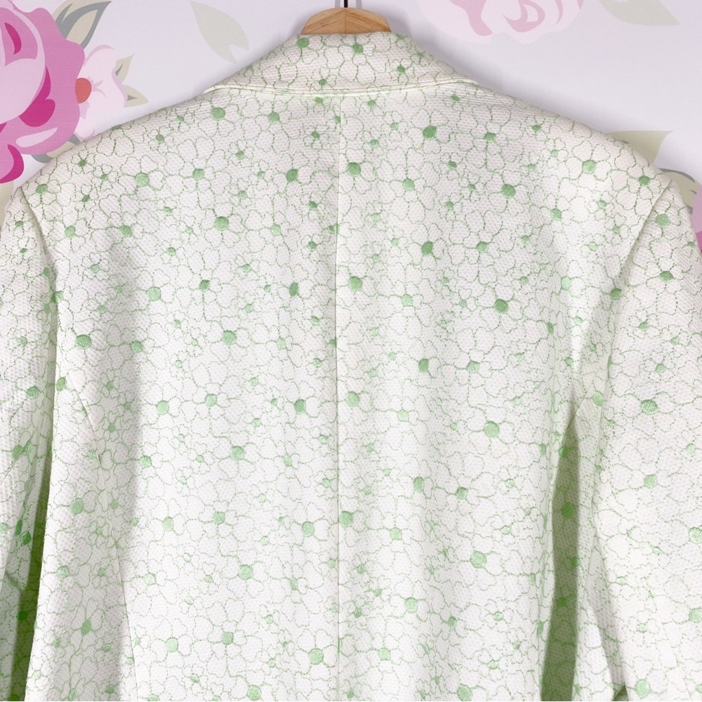INC International Concepts Green Floral Embroidered Blazer Jacket 2X - Picture 9 of 11